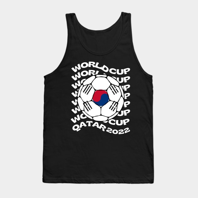 South Korea World Cup Tank Top by footballomatic